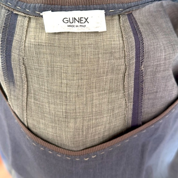 Italian Gunex Ombré Dress (Gunex manufacturers Brunello Cucinelli) fab fabric! - Picture 9 of 13